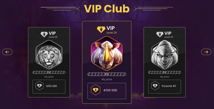 Bizzo Casino VIP loyalty program